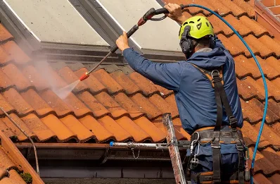 Démoussage et hydrofuge de toiture à Issamoulenc